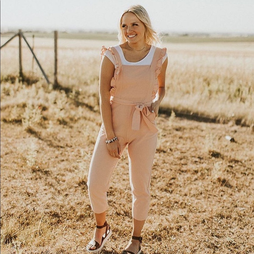 Pink Jumper With Waist Tie